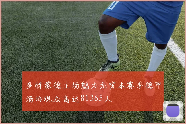 多特蒙德主场魅力无穷本赛季德甲场均观众高达81365人